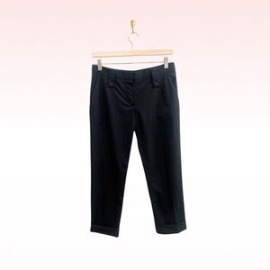 PRADA pinstripe capri pants (Sz 38)